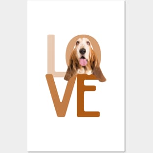 Basset Hound Love Posters and Art